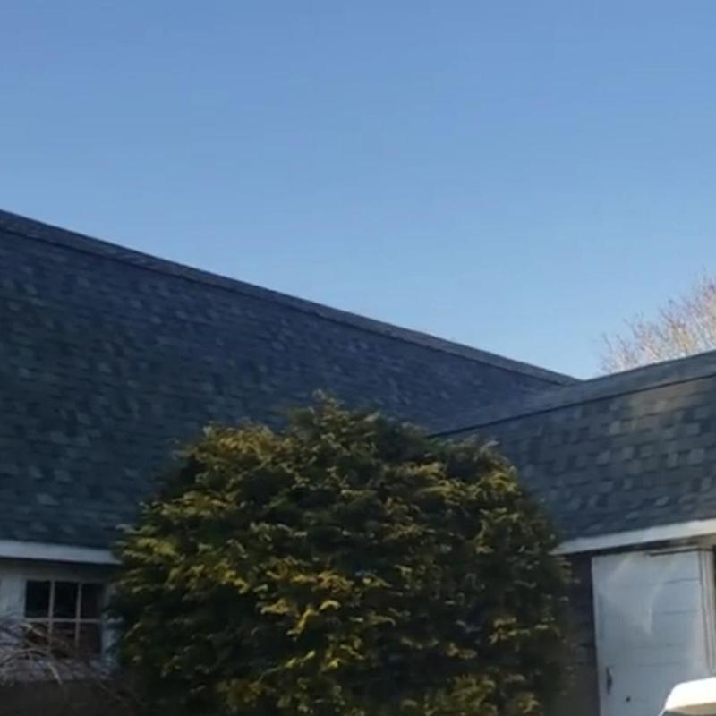 CertainTeed Landmark Pro shingles on residential roof CertainTeed Landmark Pro shingles on residential roof