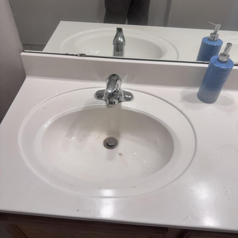 Bathroom sink faucet with pop-up drain and soap dispenser Bathroom sink faucet with pop-up drain and soap dispenser