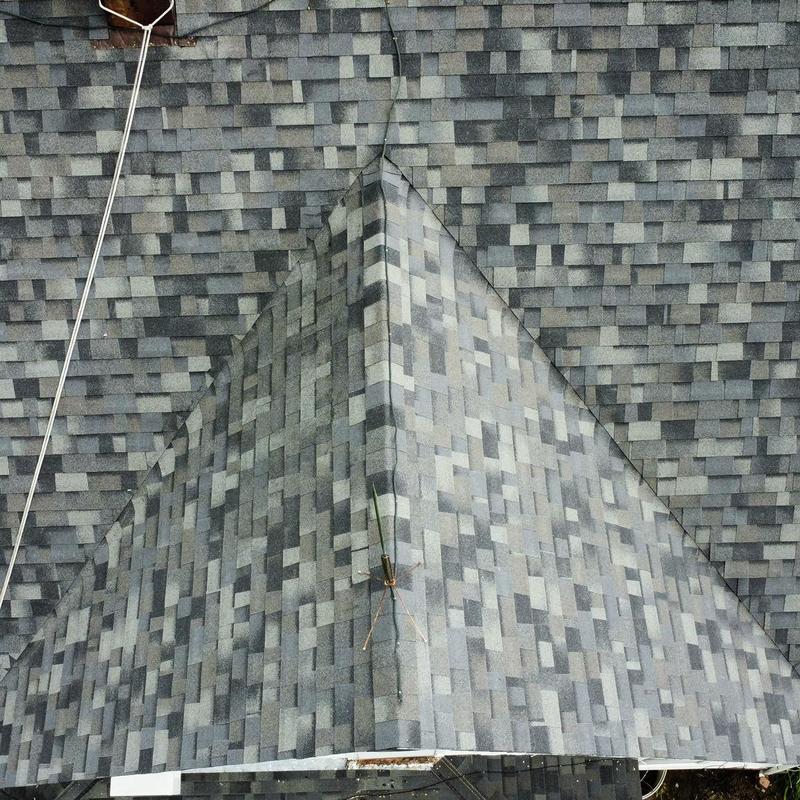 Class 4 Impact Resistant Malarkey shingles roof corner Class 4 Impact Resistant Malarkey shingles roof corner