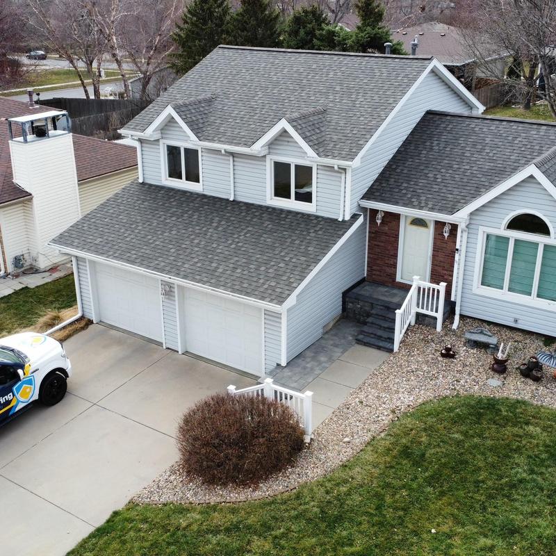 Tamko Titan XT roof with gray shingles in Lincoln Tamko Titan XT roof with gray shingles in Lincoln