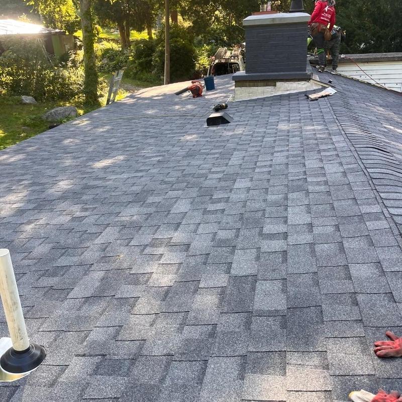 CertainTeed Landmark Pro shingles on residential roof CertainTeed Landmark Pro shingles on residential roof