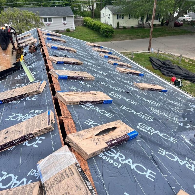 CertainTeed Landmark Pro shingles on ice shield roof CertainTeed Landmark Pro shingles on ice shield roof