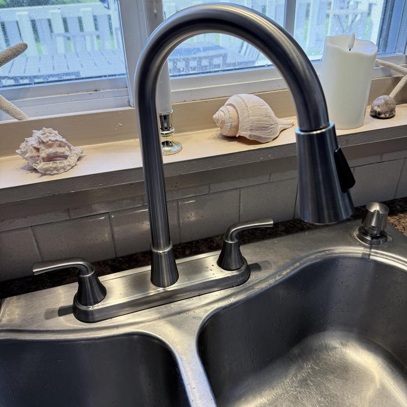 Kitchen sink faucet stainless steel installation