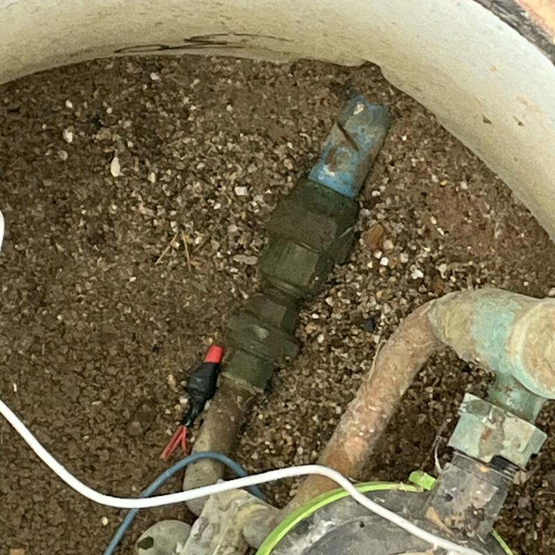 2-inch kitchen drain line with new strapping and grade adjustments