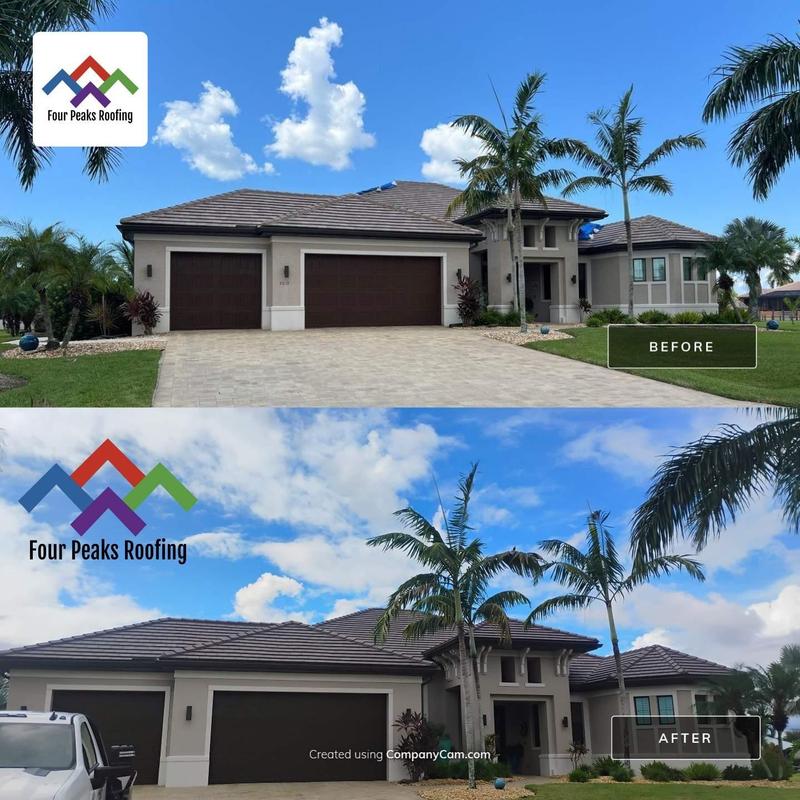 Crown concrete tile roof with Polyglass underlayment installation Crown concrete tile roof with Polyglass underlayment installation
