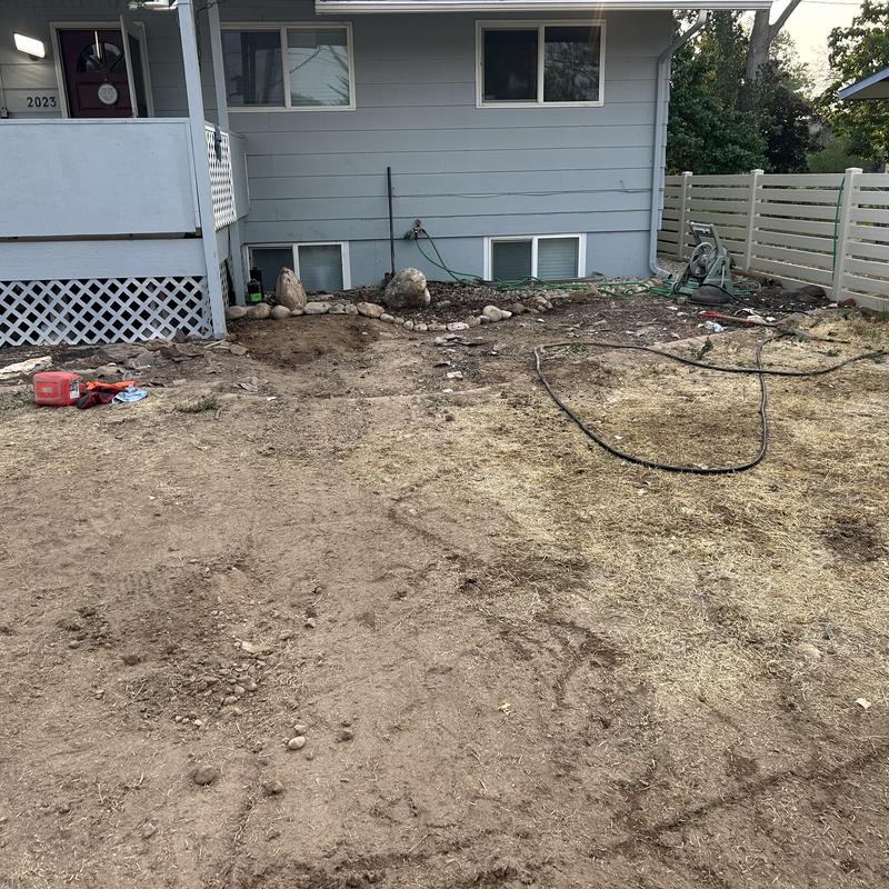 Asbestos concrete sewer line site before replacement Asbestos concrete sewer line site before replacement