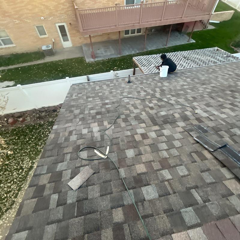 Tamko Titan XT shingles on residential roof Tamko Titan XT shingles on residential roof