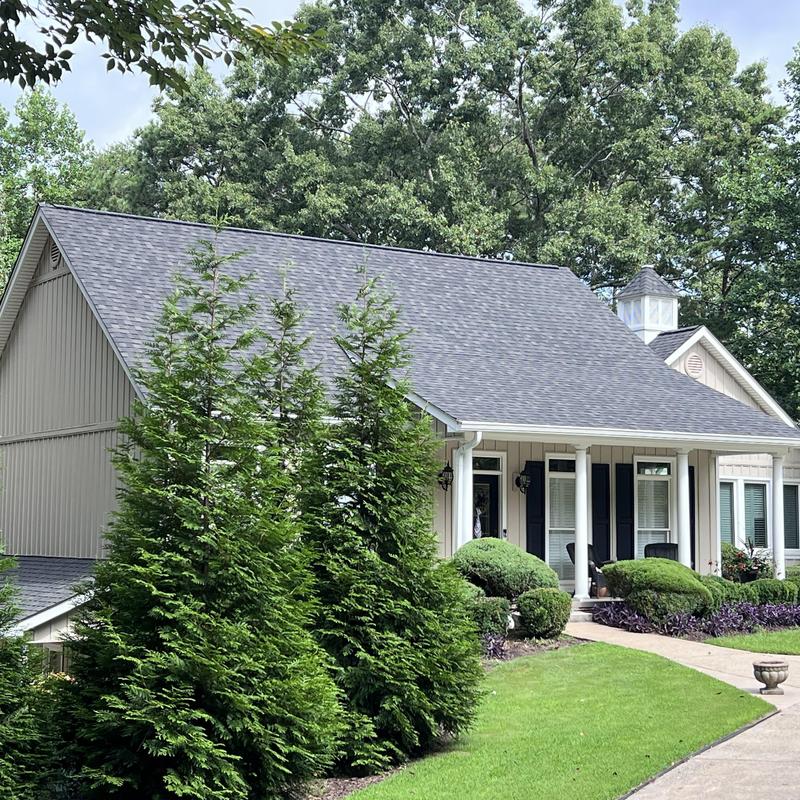 CertainTeed Landmark Pro shingle roof on home and garage
