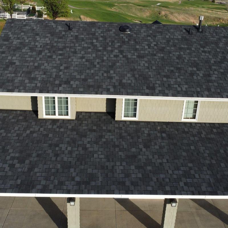 Class 4 Impact Resistant roof shingles on residential home Class 4 Impact Resistant roof shingles on residential home
