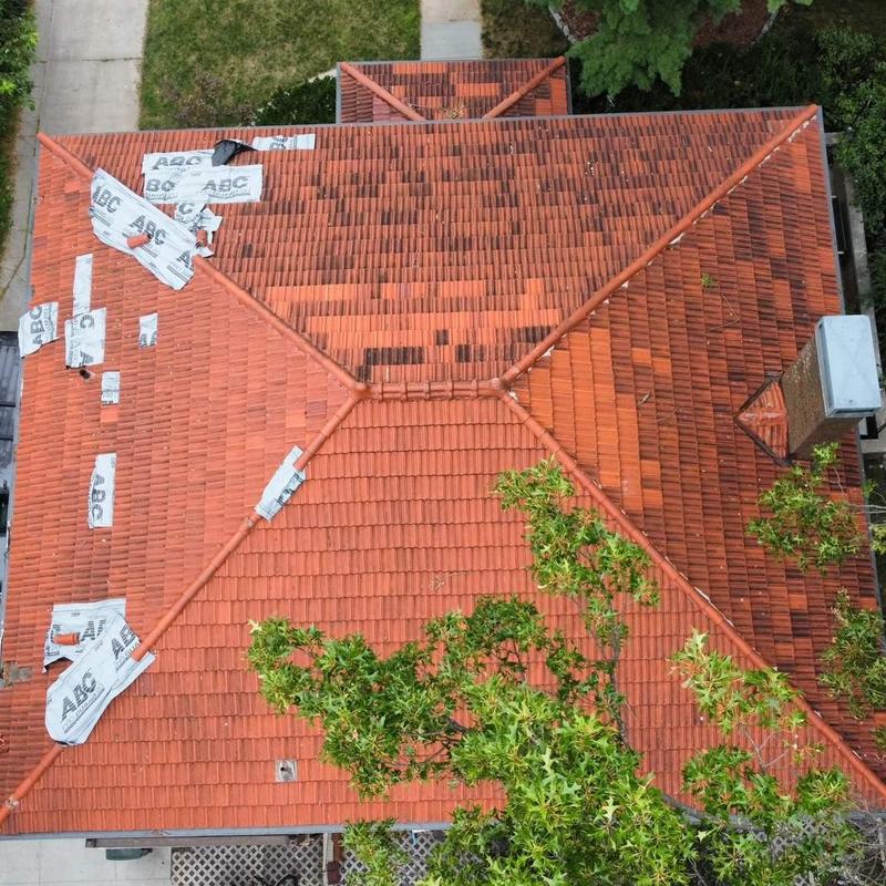 French roof tiles on residential roof in Lincoln, NE French roof tiles on residential roof in Lincoln, NE