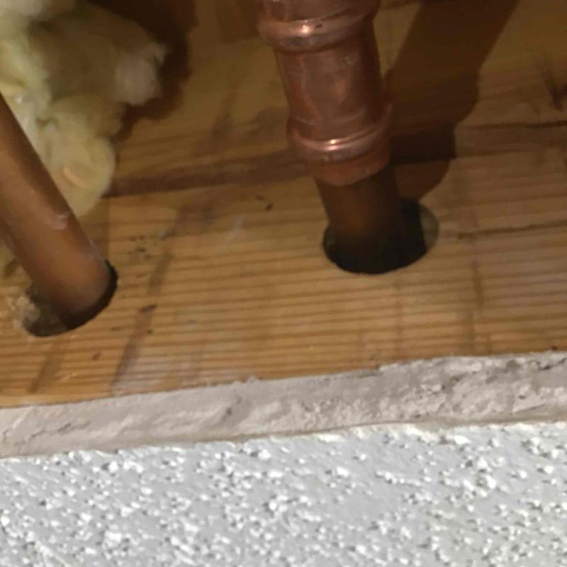 34 copper pipe with Pro Press coupling installation