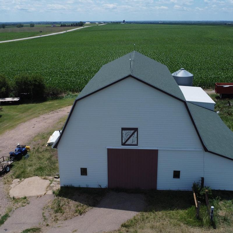 Tamko Titan XT impact resistant roof on barn Tamko Titan XT impact resistant roof on barn