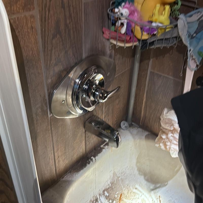 Moen chrome tub shower valve and spout installation