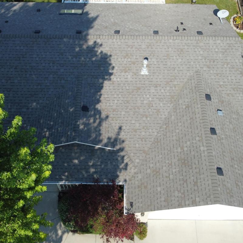 Pabco Premier shingles roof in weathered wood color Pabco Premier shingles roof in weathered wood color