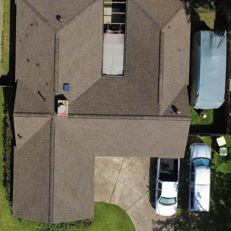 Architectural shingle roof replacement with ventilation upgrades