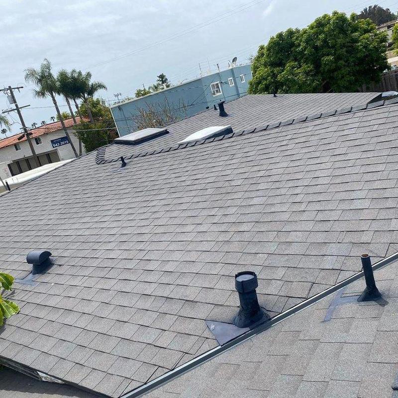 Shingle roof with vents installed in Lake Forest, CA Shingle roof with vents installed in Lake Forest, CA