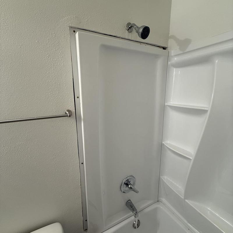 Shower valve and tub spout assembly removal and reinstall
