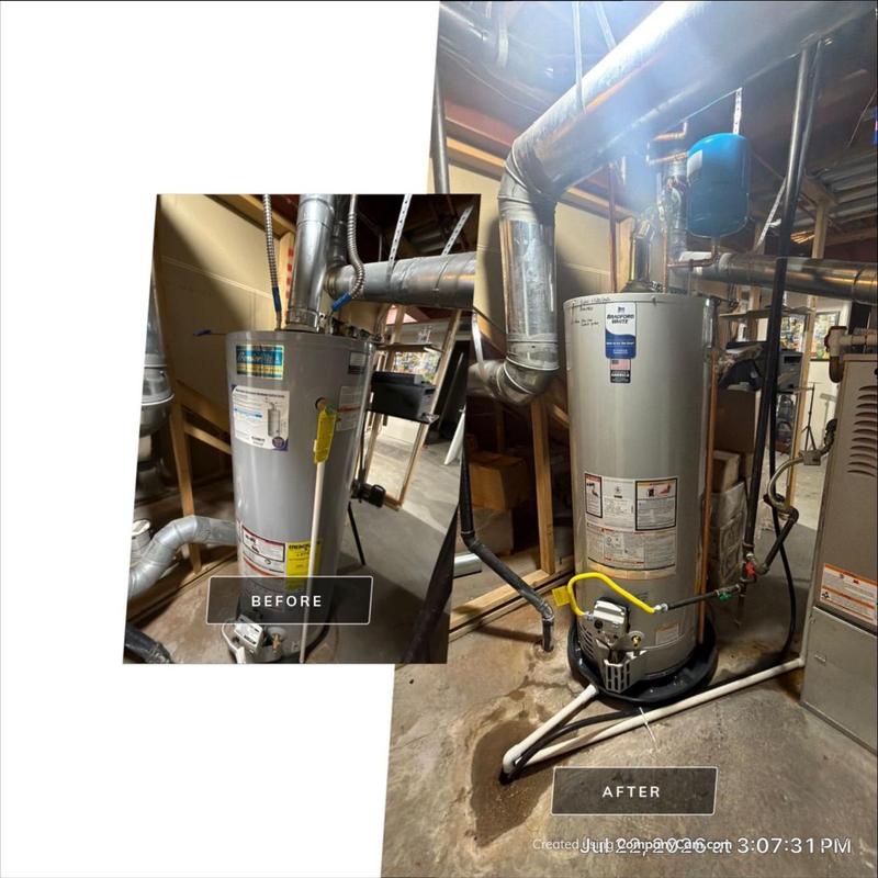 50-gallon Bradford White water heater replacement 50-gallon Bradford White water heater replacement