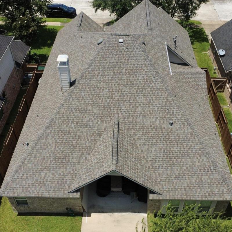 Architectural shingle roof replacement in Pearland TX