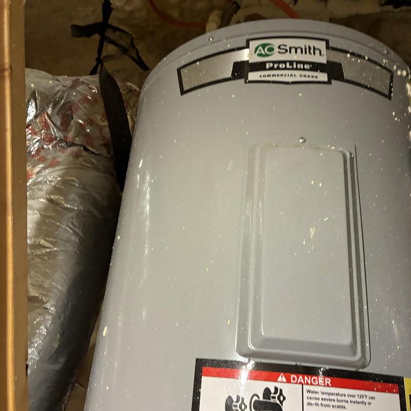 Water heater unit with new parts installed in Mabank