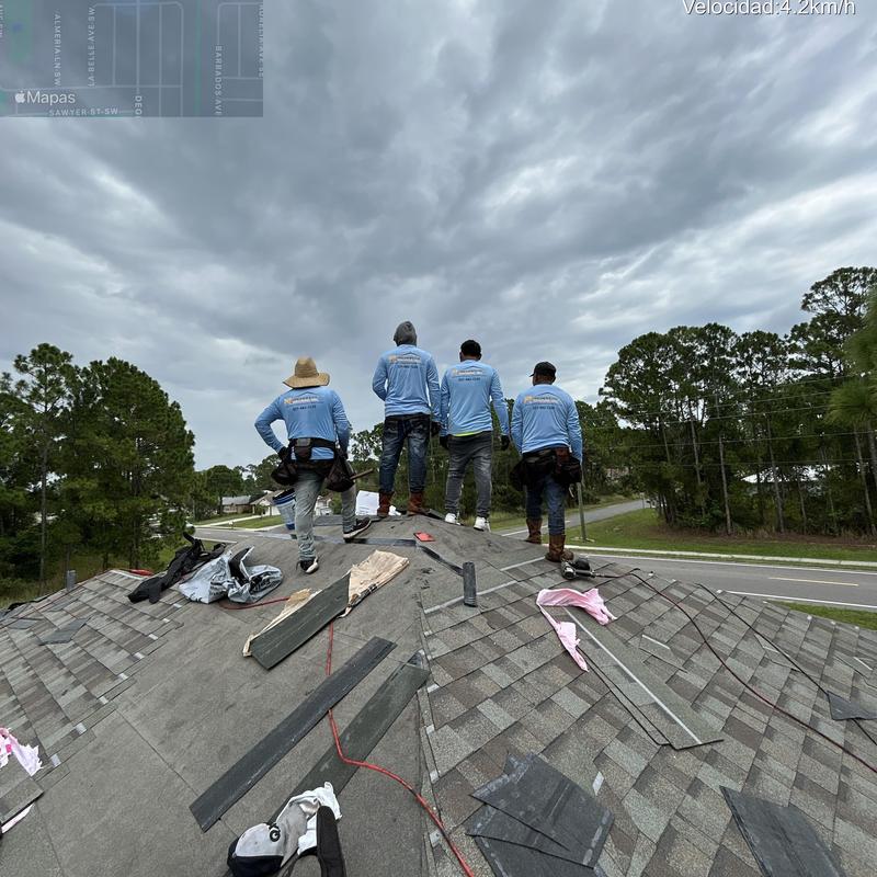 Owens Corning Duration shingles installation on roof Owens Corning Duration shingles installation on roof