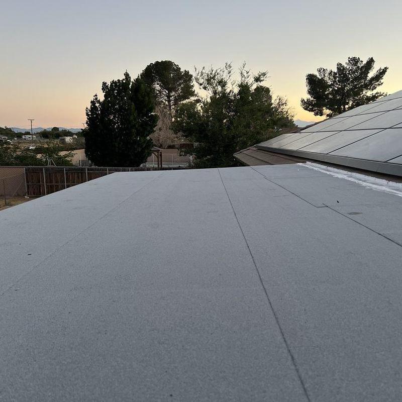 Flat roof with new installation in Mission Viejo Flat roof with new installation in Mission Viejo