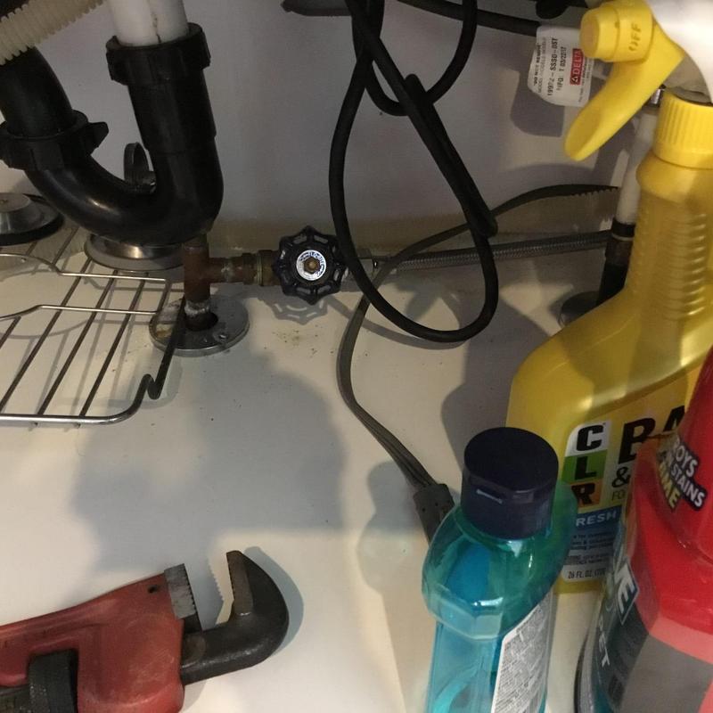 Dishwasher shut off valve under kitchen sink replacement