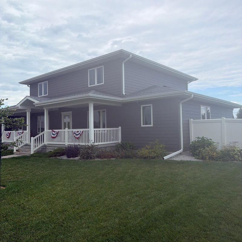 Asphalt shingle roof inspection on residential home Asphalt shingle roof inspection on residential home