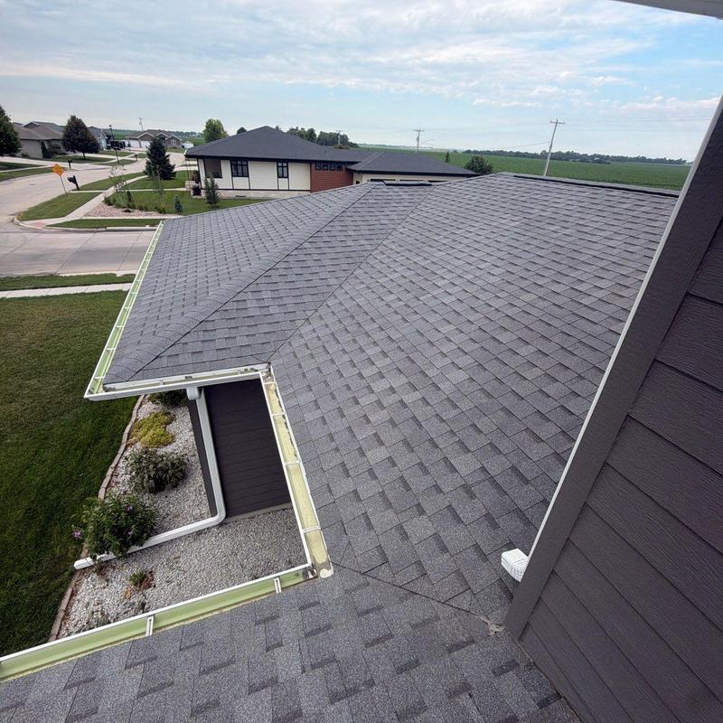 Asphalt shingle roof and gutters inspection in Hastings, NE Asphalt shingle roof and gutters inspection in Hastings, NE