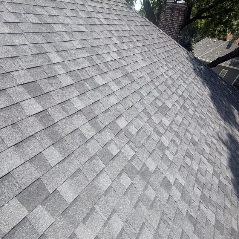 Asphalt shingle roof inspection with no damage found Asphalt shingle roof inspection with no damage found