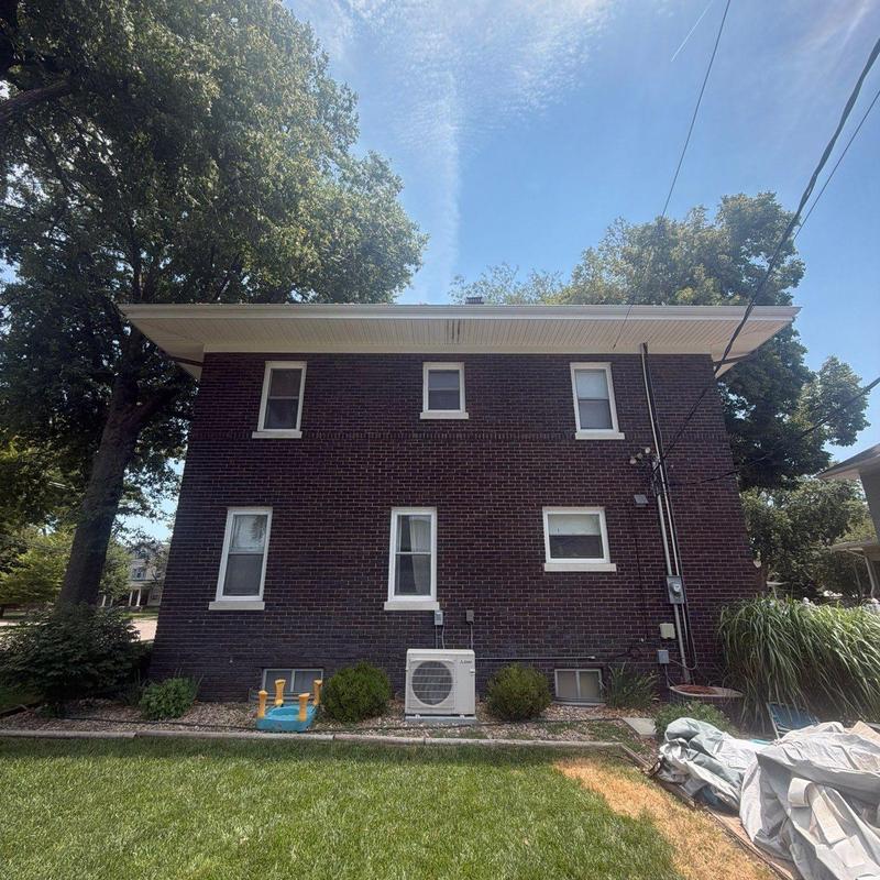 Roof inspection on brick residential building in Hastings Roof inspection on brick residential building in Hastings