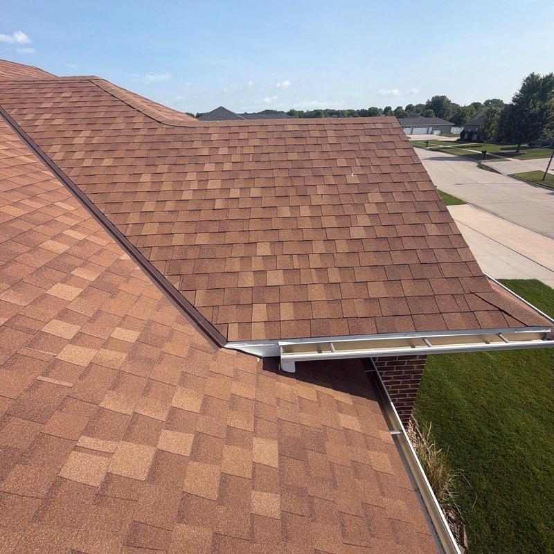 Asphalt shingle roof with gutter inspection in Hastings, NE Asphalt shingle roof with gutter inspection in Hastings, NE