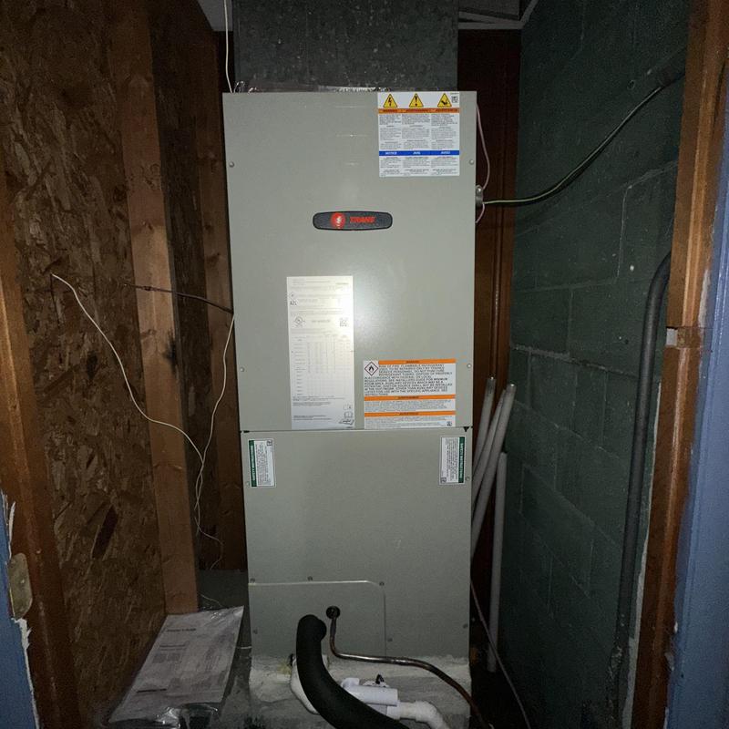 Trane 2.5 ton heat pump indoor air handler unit