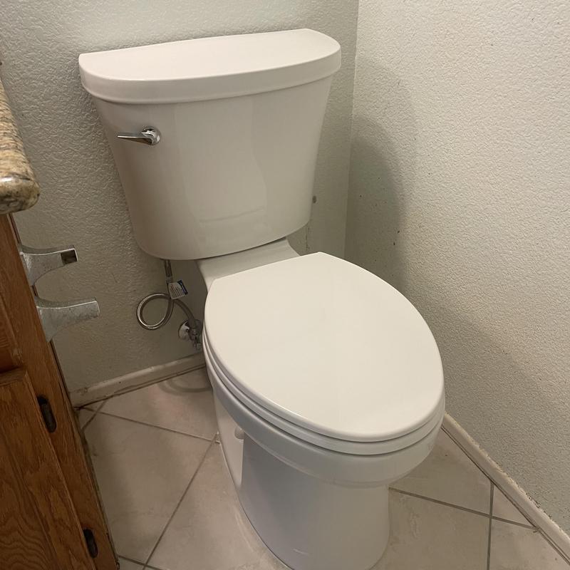 Kohler Kingston two-piece elongated toilet installation Kohler Kingston two-piece elongated toilet installation