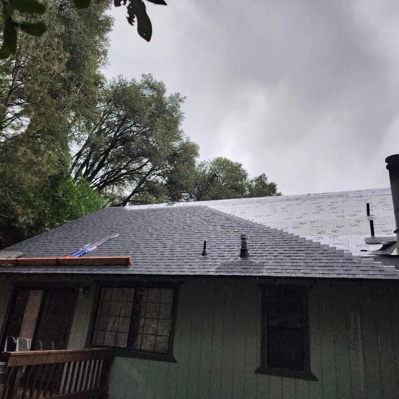 GAF shingle roof installation in Sonora, California