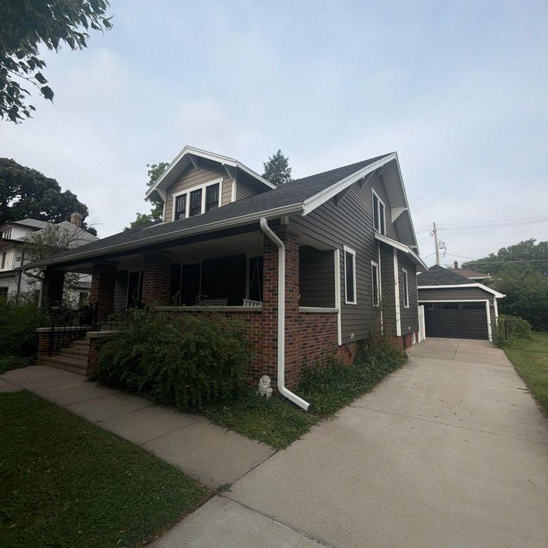 Asphalt shingle roof on residential house inspection Asphalt shingle roof on residential house inspection