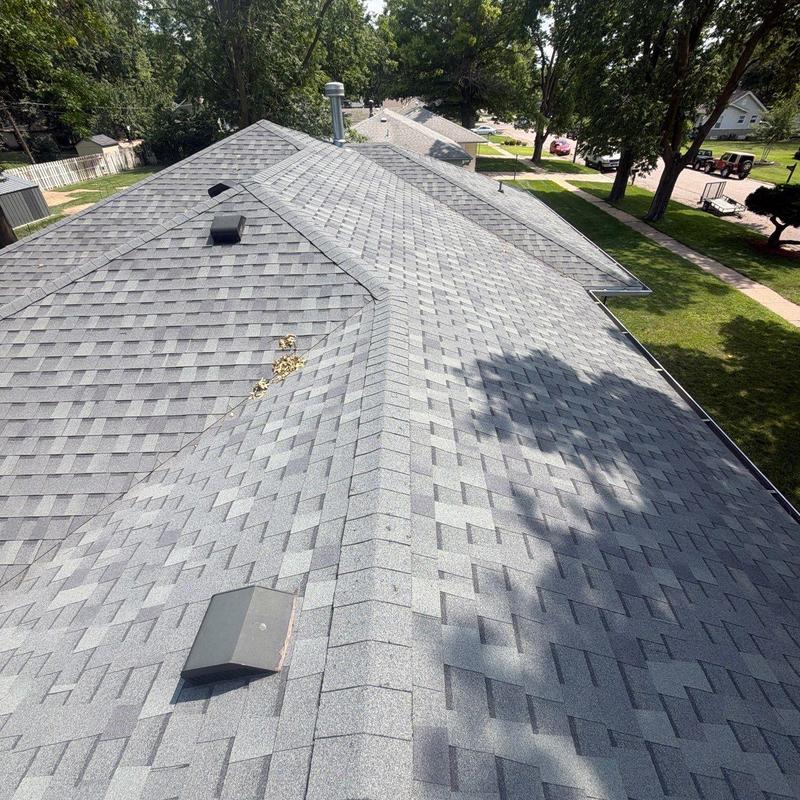 Asphalt shingle roof inspection with no damage found Asphalt shingle roof inspection with no damage found