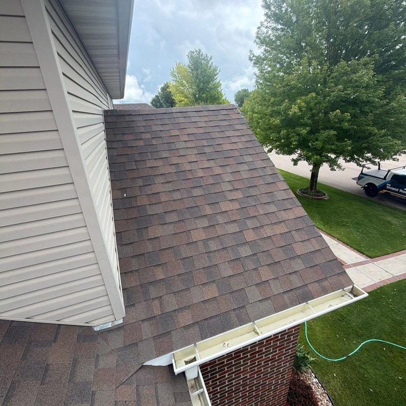Asphalt shingle roof inspection with no damage found Asphalt shingle roof inspection with no damage found