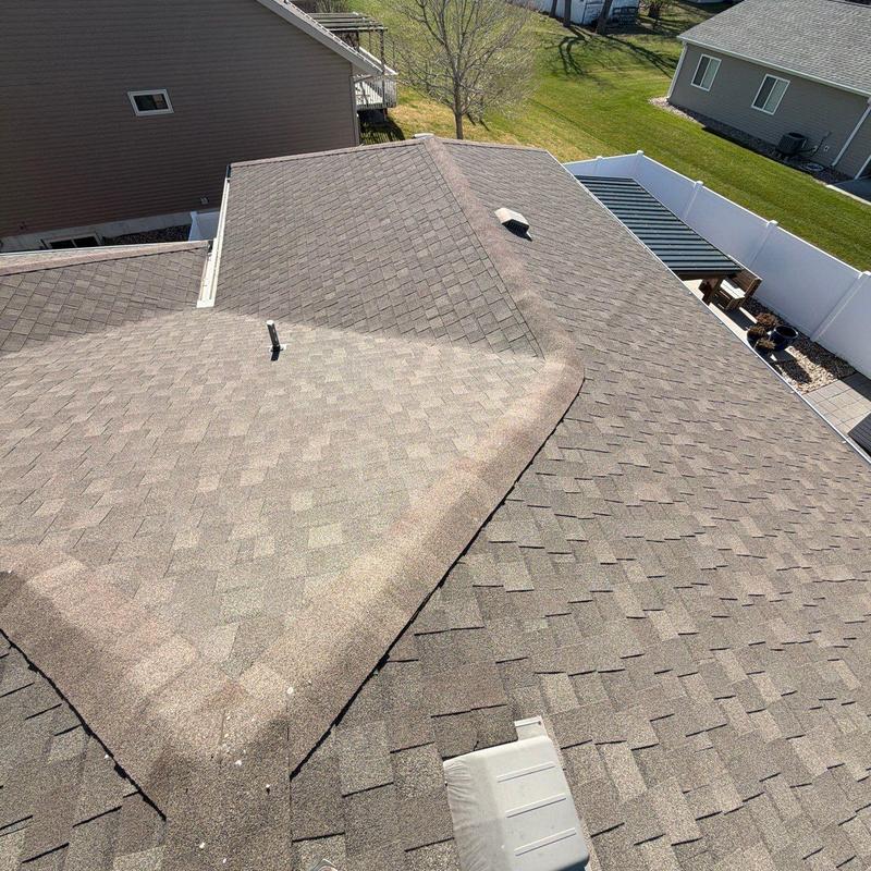 Asphalt shingle roof inspection with no damage found Asphalt shingle roof inspection with no damage found