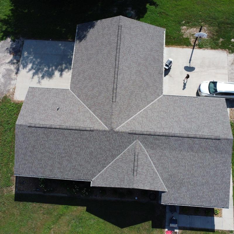 Asphalt shingle roof with ridge vents, Spalding NE Asphalt shingle roof with ridge vents, Spalding NE