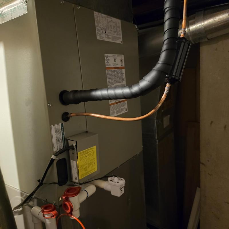 Trane 5TTR3060A1000AA air handler with insulated lines Trane 5TTR3060A1000AA air handler with insulated lines
