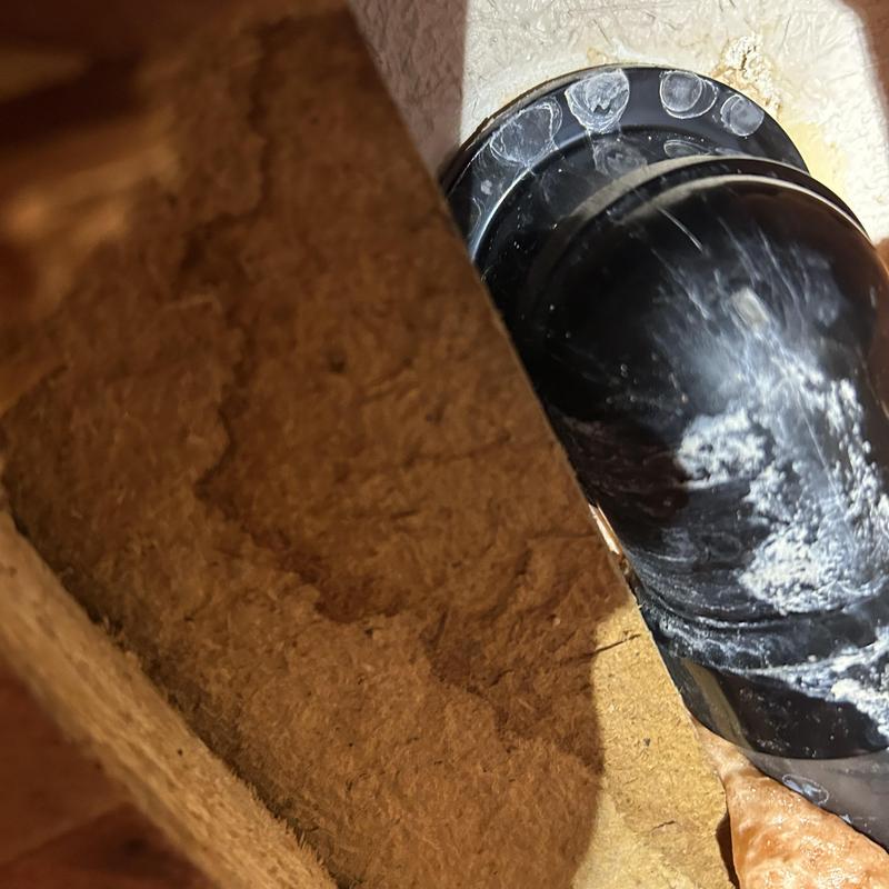 Bathtub drain pipe with corrosion and leak repair Bathtub drain pipe with corrosion and leak repair