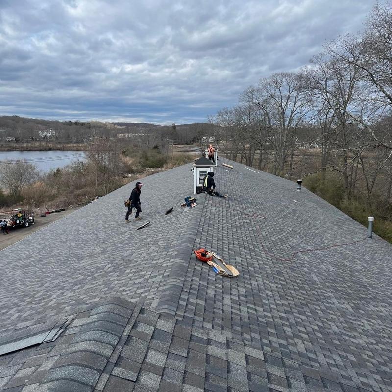 CertainTeed Landmark Pro shingles roof installation in Old Saybrook CertainTeed Landmark Pro shingles roof installation in Old Saybrook