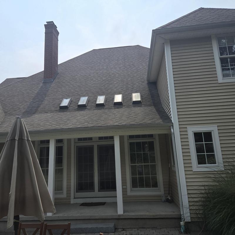 CertainTeed Landmark Pro shingles on residential roof CertainTeed Landmark Pro shingles on residential roof