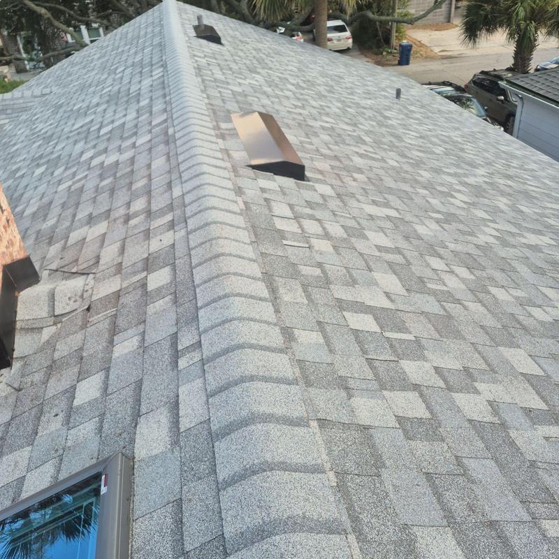Owens Corning Antique Silver asphalt shingle roof Owens Corning Antique Silver asphalt shingle roof