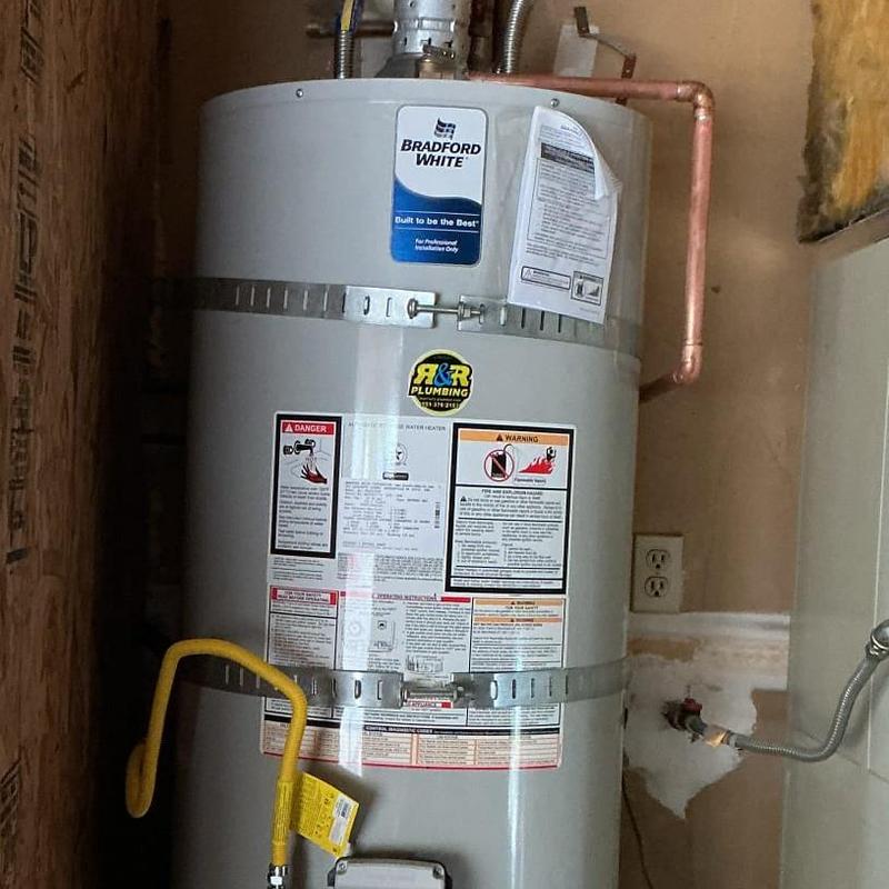 Bradford White 40-gallon water heater installation Bradford White 40-gallon water heater installation