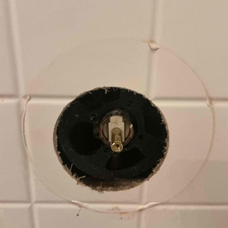 Posi-Temp tub shower cartridge installation site Posi-Temp tub shower cartridge installation site