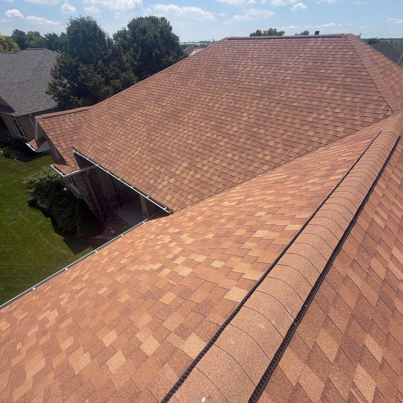 Asphalt shingle roof and ridge vent inspection in Hastings, NE Asphalt shingle roof and ridge vent inspection in Hastings, NE