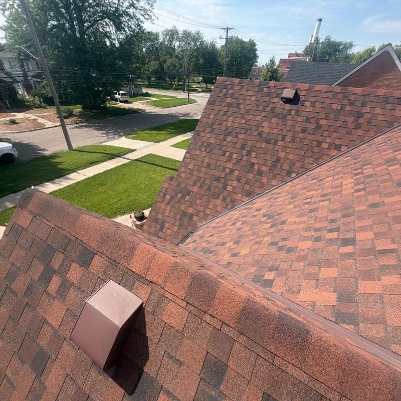 Asphalt shingle roof with ventilation cap in Hastings, NE Asphalt shingle roof with ventilation cap in Hastings, NE