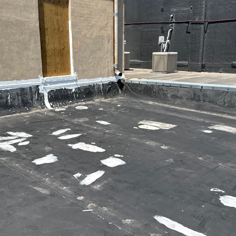 Rubber roof membrane with patching in Superior NE Rubber roof membrane with patching in Superior NE